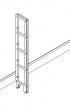 kurze DVD-Regalleiter 105,5 cm hoch