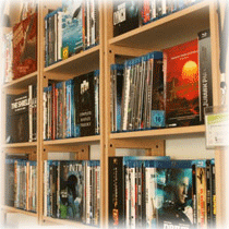 Das Regal für die Aufbewahrung von BD - REGAflex