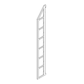 BD Seitenteile 175 mm Bodenabstand für 7 Böden