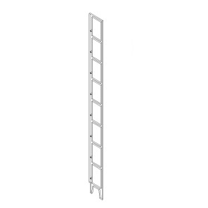 BD Standregal Seitenteile 175 mm Bodenabstand für 8 Böden
