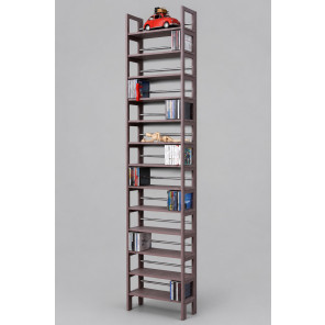 Graues CD-Standregal 2 Meter hoch