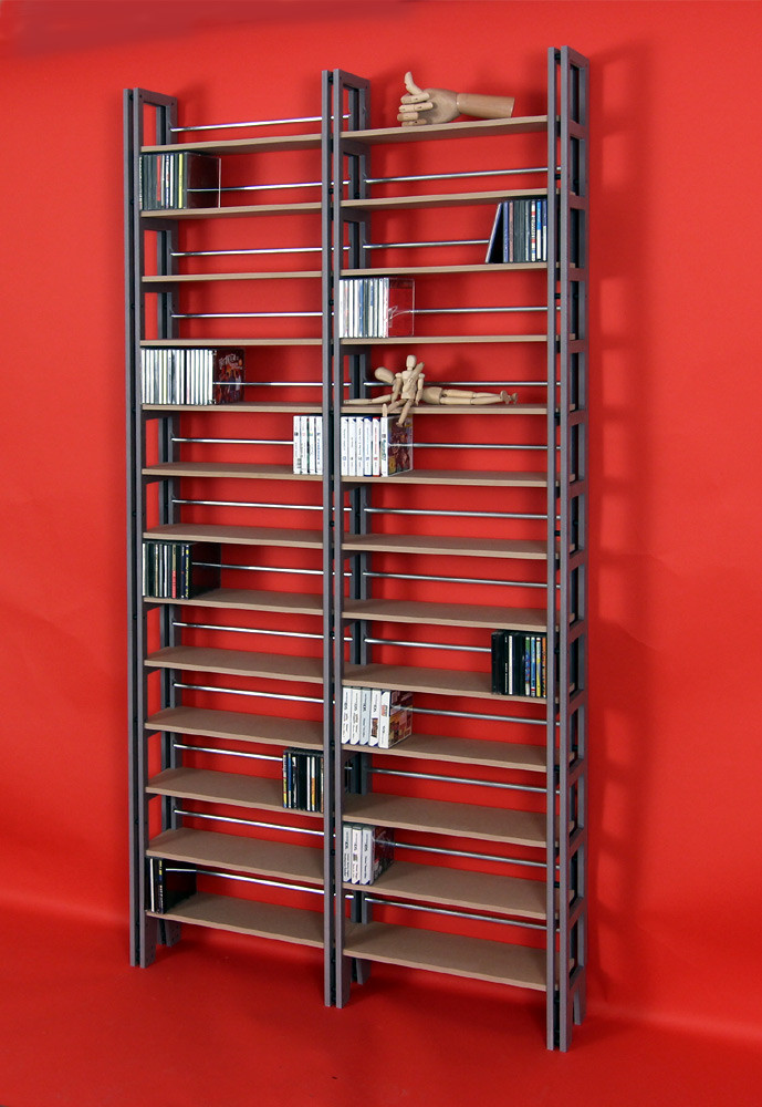 Cd Regalsystem Fur Ca 1000 Cds Im Industrialstil