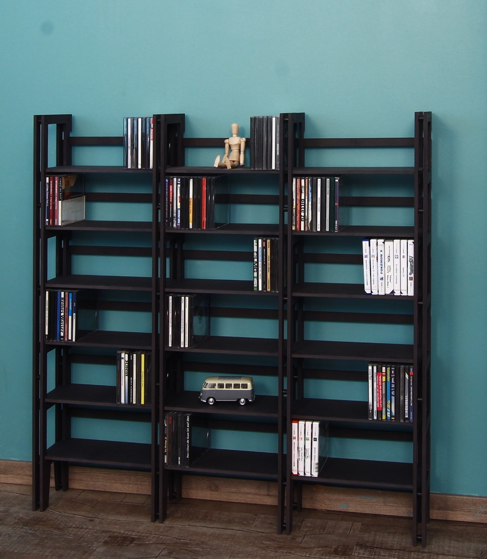 CD/DVD Regal Komplettsystem für ca. 540 CDs