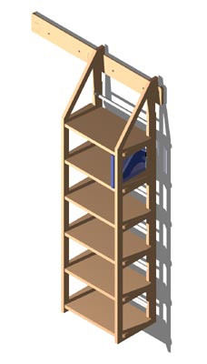 CD-Regal Modul für ca 120 CDs.