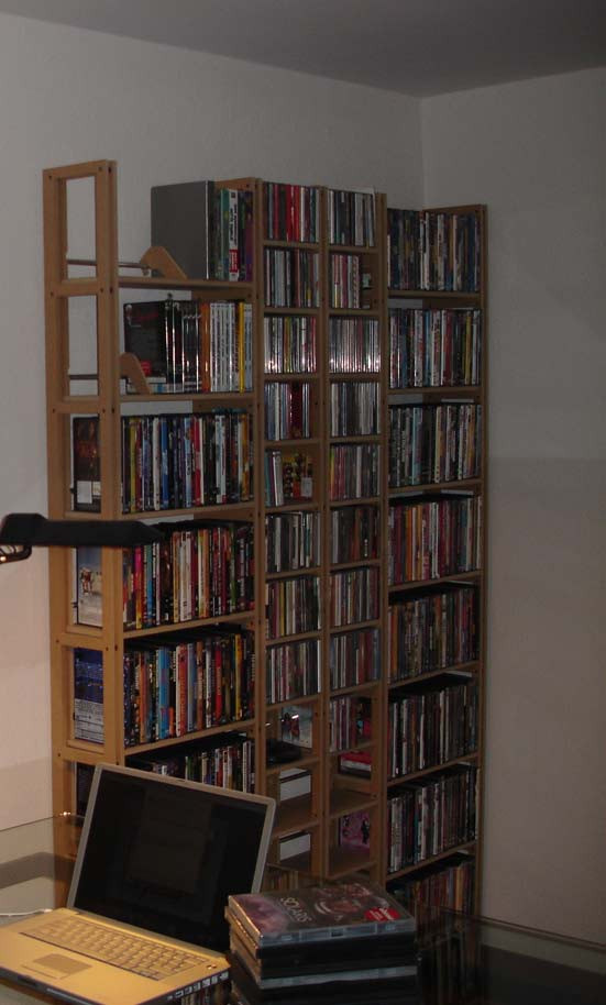 DVD Aufbewahrungssystem für ca. 1080 DVDs