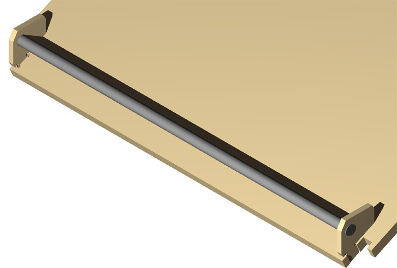 Boden mit Träger und Stangenset für Schuhregal 30 cm