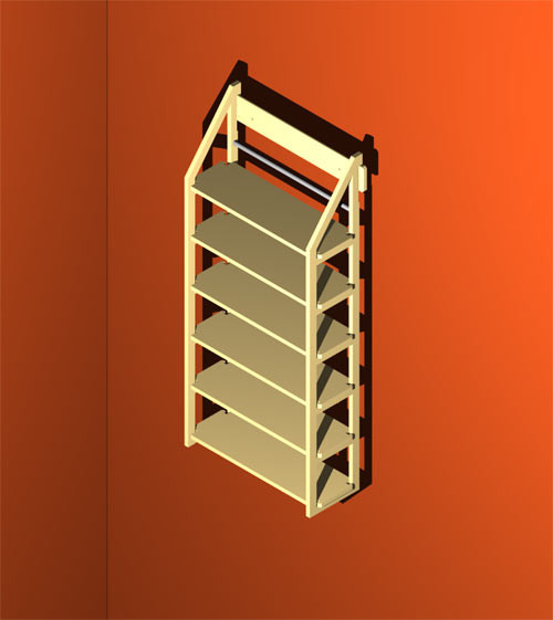 Und noch ein rockiges Archiv-Regal für die übersichtliche Aufbewahrung