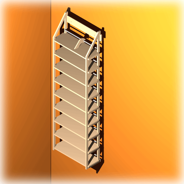 CD-Regal Modul für 324 CDs ,DVDs ,VHS