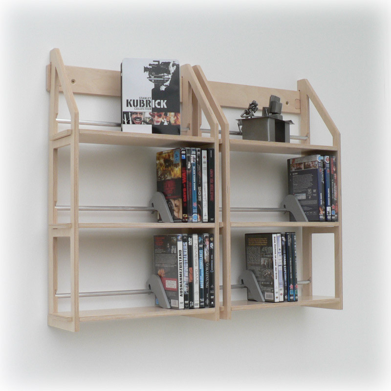Hängendes Aufbewahrungssystem für ca. 225 DVDs