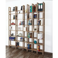 Großes Bücherregal mit wechselnder Tiefe - Modell Penzberg