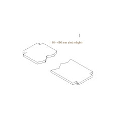 Regalboden 17 cm tief Sondermass ohne Träger für 64 mm Rastsystem