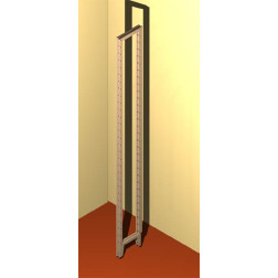 Bücherregalseite 24 cm tief mit 64 mm Bodenrastung