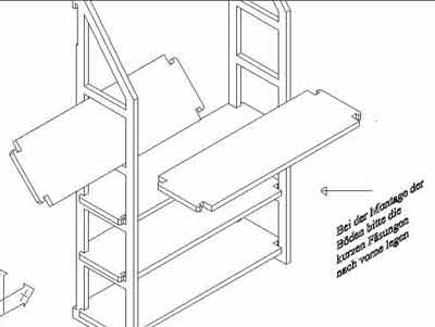 Regalsystem Aufbauanleitung
